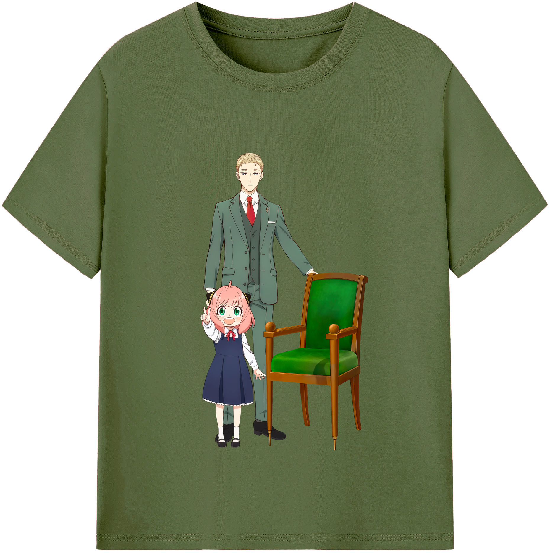 （画像用） SPY×FAMILY间谍家家酒 綿100％半袖Tシャツ（フロントプリント）